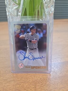 Topps Certified 2020 Shane Spencer Autograph Baseball Card